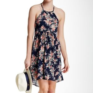 SOCIALITE Women’s HI-LO FLORAL BABYDOLL DRESS Multicolor Size Small